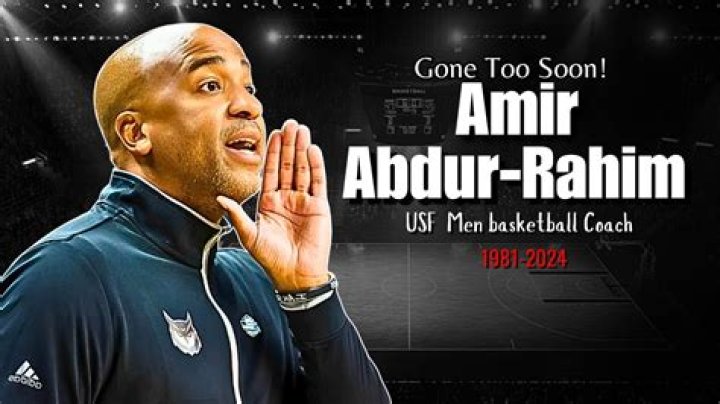 Amir Abdur-Rahim Cause of Death: Unveiling the Truth Behind the Legacy