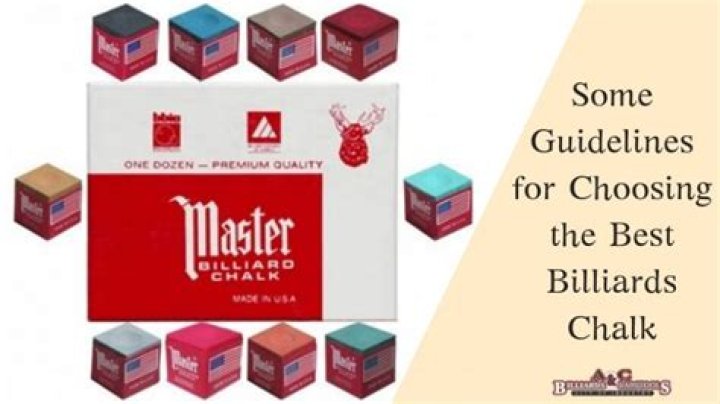 Best Billiards Chalk: A Comprehensive Guide to Elevate Your Game