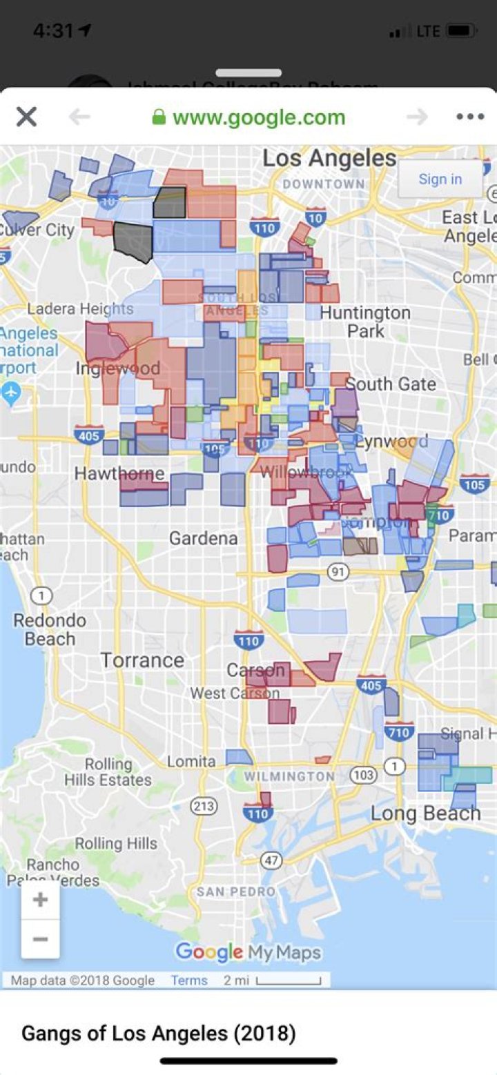 Exploring "la gang map": Understanding Los Angeles Neighborhoods Today
