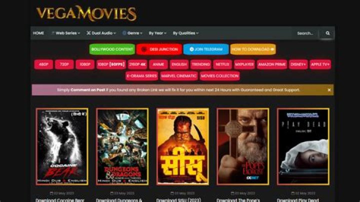 Hindi Dubbed Movies on Vegamovies: Your Ultimate Guide to Entertainment