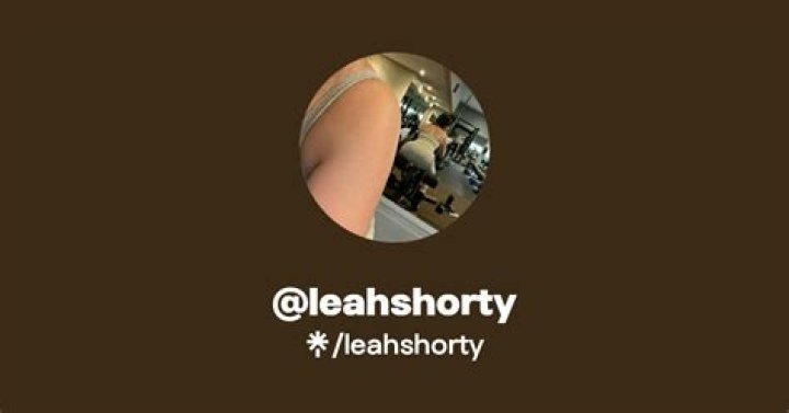 Leah Shorty OnlyFans: Discover Her Unique Online Presence and Content Journey