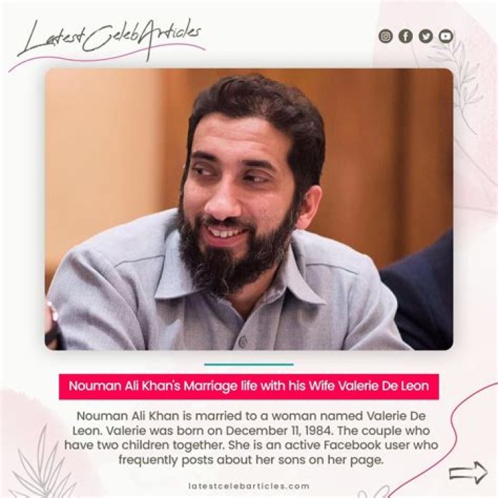 Nouman Ali Khan's Wife Valerie De Leon: A Deep Dive Into Their Life Together