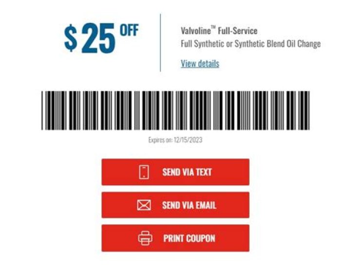 Score Big Savings: Unveiling the Best $25 Off Valvoline Coupon Deals