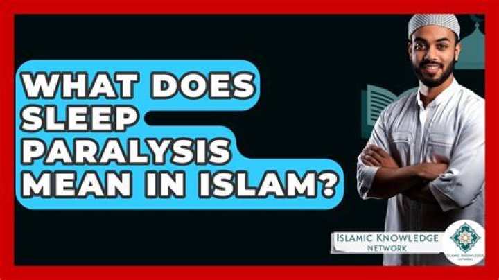 Sleep Paralysis in Islam: Bridging Science and Spiritual Understanding