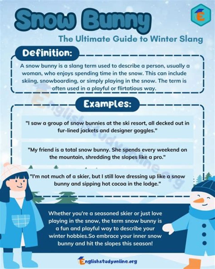Understanding the **Snow Bunny Meaning Slang**: What Does This Winter Term Really Imply?