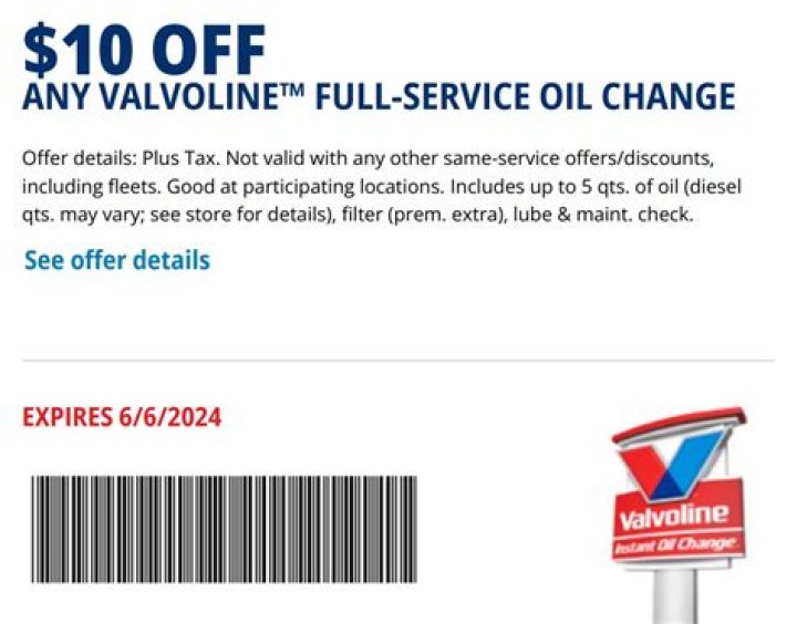 Valvoline Coupon $25 Off 50% Off Printable: Your Ultimate Guide to Saving Big