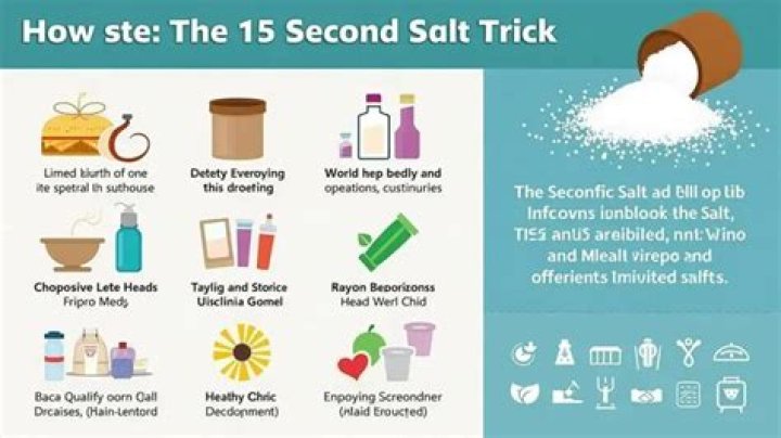 What is the 15 Second Salt Trick for Men? Unlock the Secrets Today!