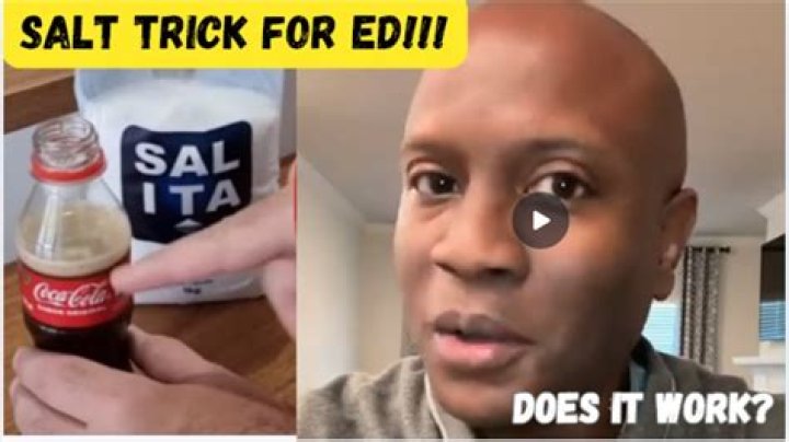 What Salt Trick Cures ED? The Surprising Truth You Need to Know